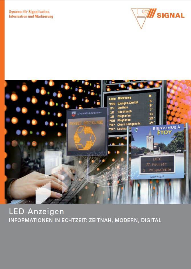 Katalog, Flyer, Broschüren im Downloadcenter SIGNAL AG