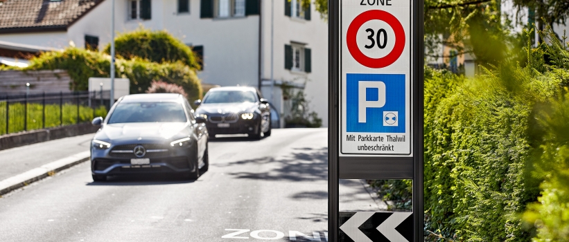 Modération du trafic à Thalwil