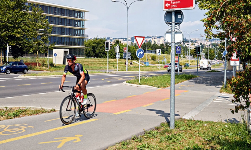 850 Velowegweiser für die Agglomeration  Lausanne-Morges