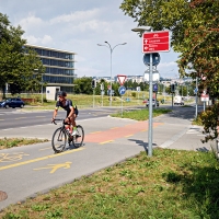 850 panneaux pour cyclistes pour l’agglomération Lausanne-Morges
