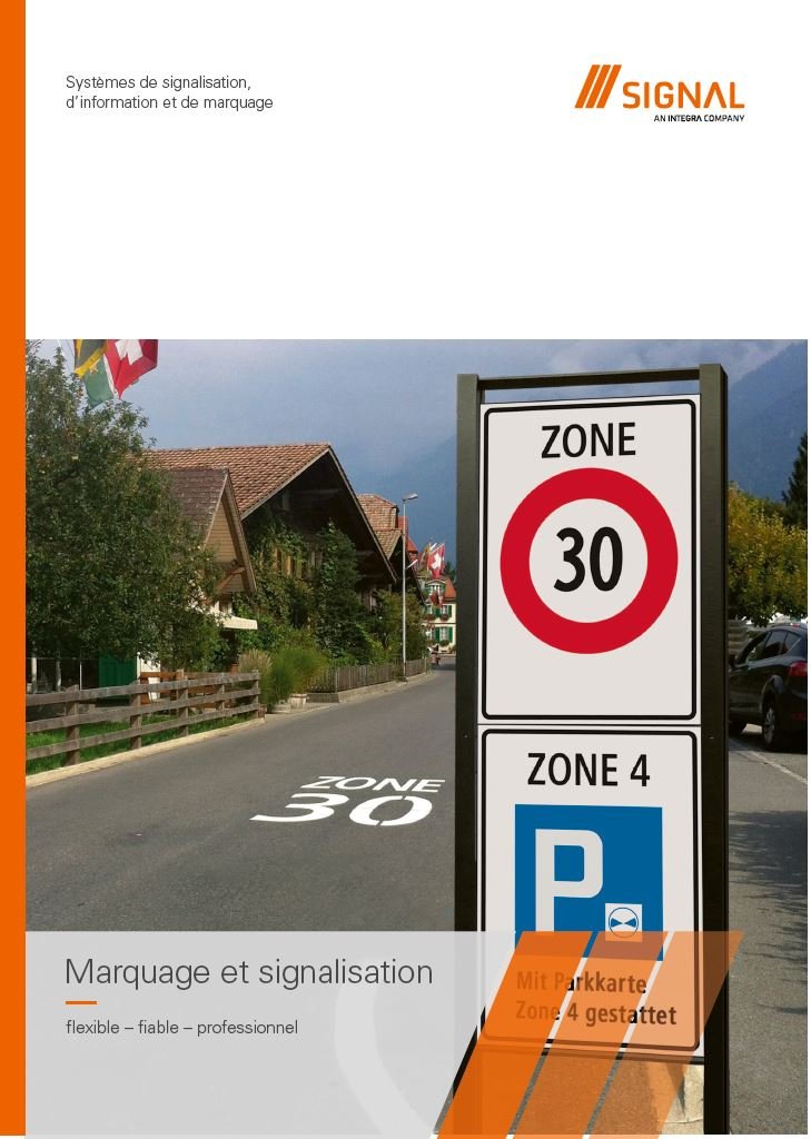 Marquage et signalisation