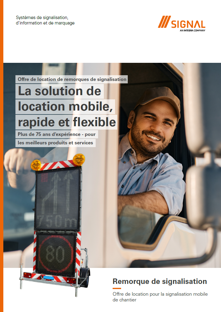 Remorque de signalisation